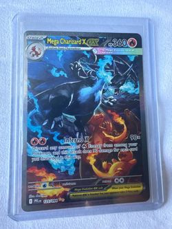 Pokemon Charizard X EX 125 Full Art SIR Card