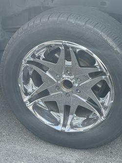 20” Chrome Dubs Rims & Tires