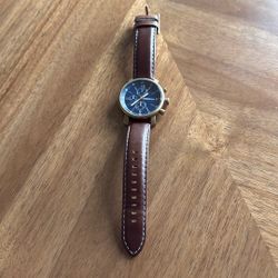 Fossil leather watch