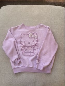 Brand New , used once , no stains , no tears perfect condition H&M Hello Kitty pink sweatshirt Size 6 years #kawaii #hellokitty