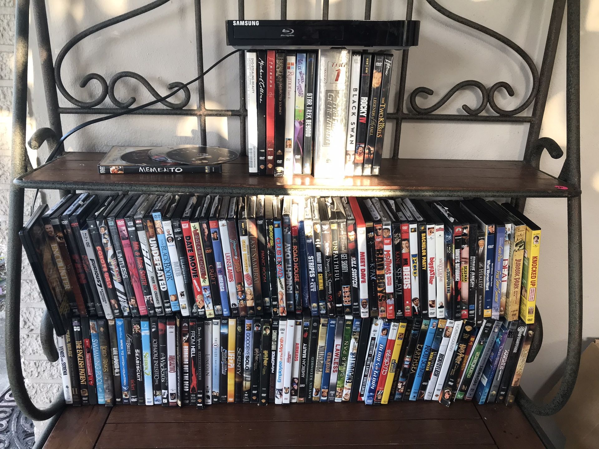 DVD’s 100’s & Samsung Blu Ray & DVD Player