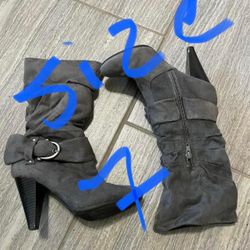 Gray Boots  Size 7 