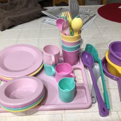 Kids Play Kitchen Set