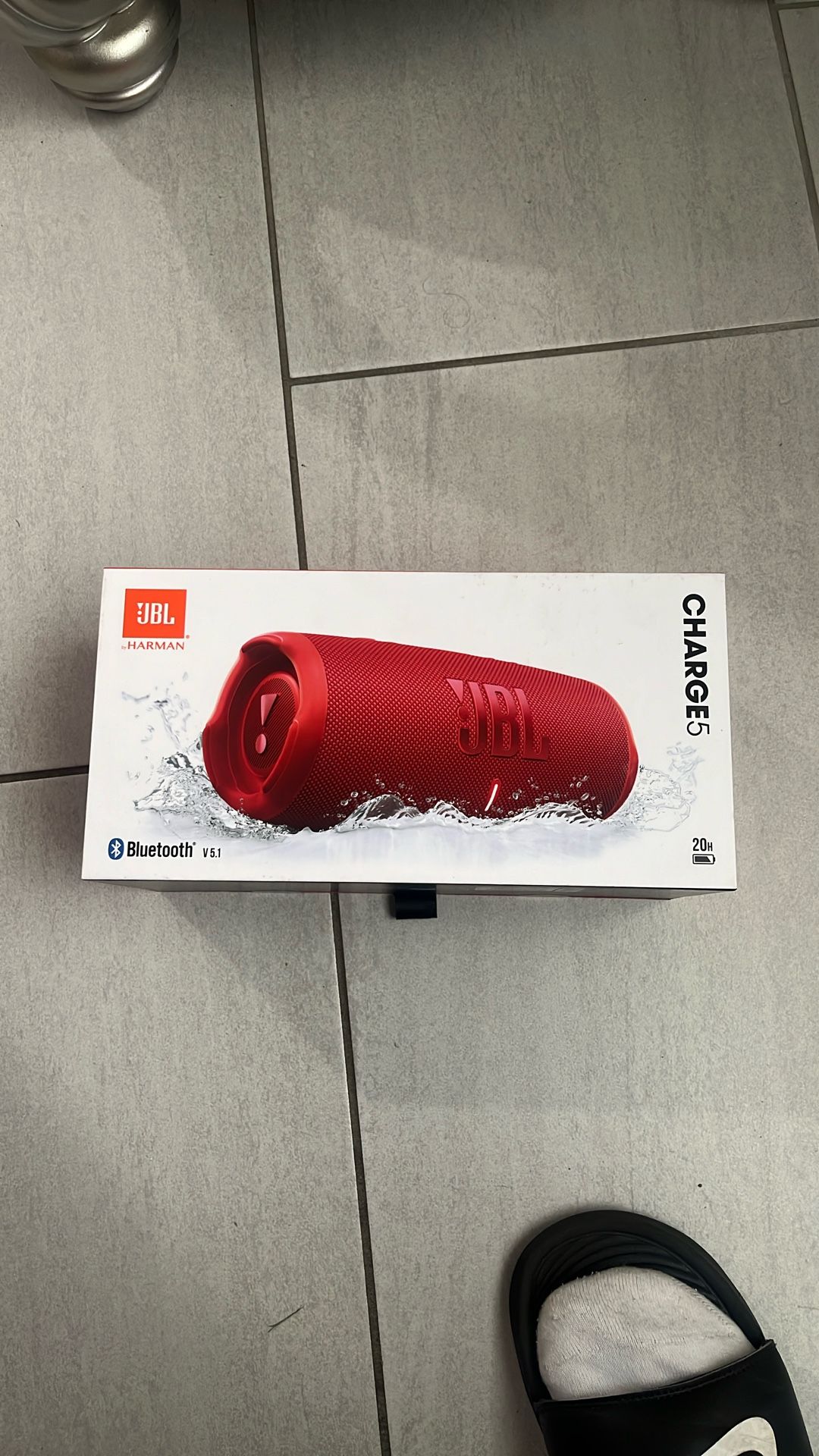 JBL Charge 5 Portable Bluetooth Waterproof Speaker - Red - BRAND NEW
