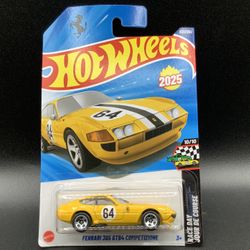Hot Wheels Ferrari 365 GTB4 Competizione Die-Cast Model Car 222/250