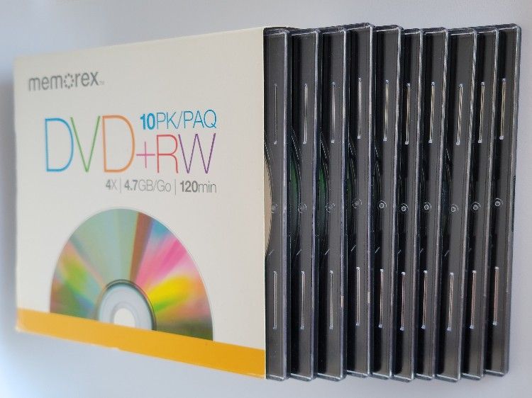 Memorex Blank DVD's +RW & R