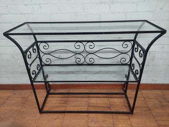 Iron & Glass Table