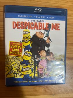Despicable Me (Blu-ray 3D / Blu-ray / DVD) No Digital Used Good Condition $10 Meet Up In Irving @dfwgoods