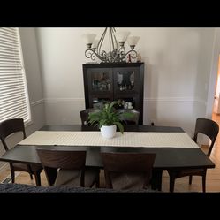Dining Table And Shelf 