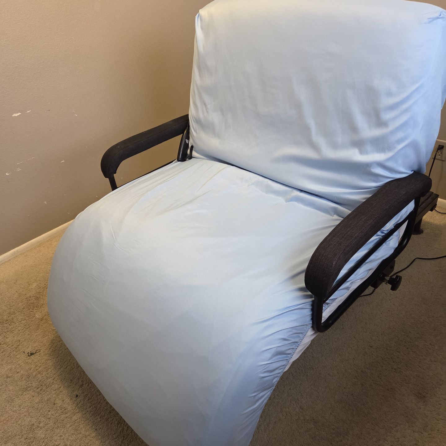Adjustable Twin Bed With Mattress.