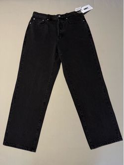 OBEY Clothing Men’s Classic Baggy Denim Jeans Faded Black Brand New BNWT DS