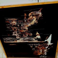 Japanese/Hockney Style/ Wall Art