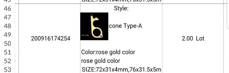 Safety Door Opener Keychain