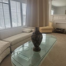 Custom Glass Coffee Table