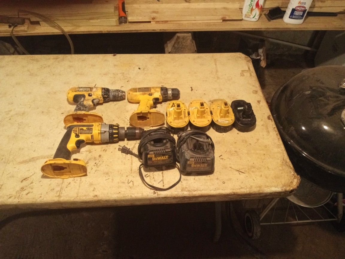 DeWalt Drills And Batteries And Chargers Cash/Trade