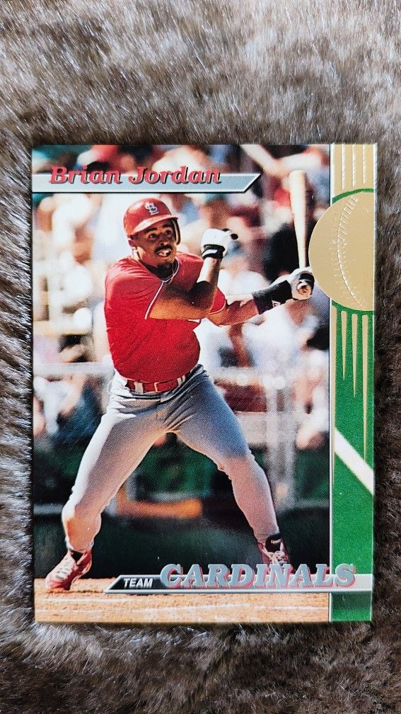 Brian Jordan 1993 Topps Baseball Card #25