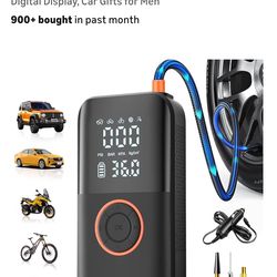 Tire Inflator Portable Air Compressor, 150PSI