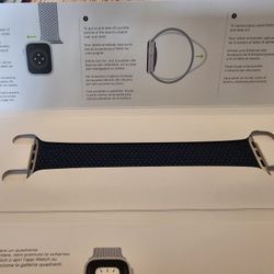 Apple Abyss Blue Braided Solo Loop 45mm