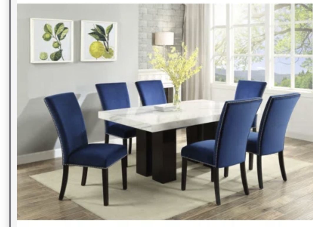 Marble Table With Chairs