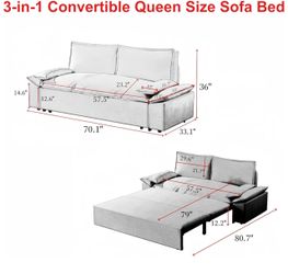 Queen convertible Couch