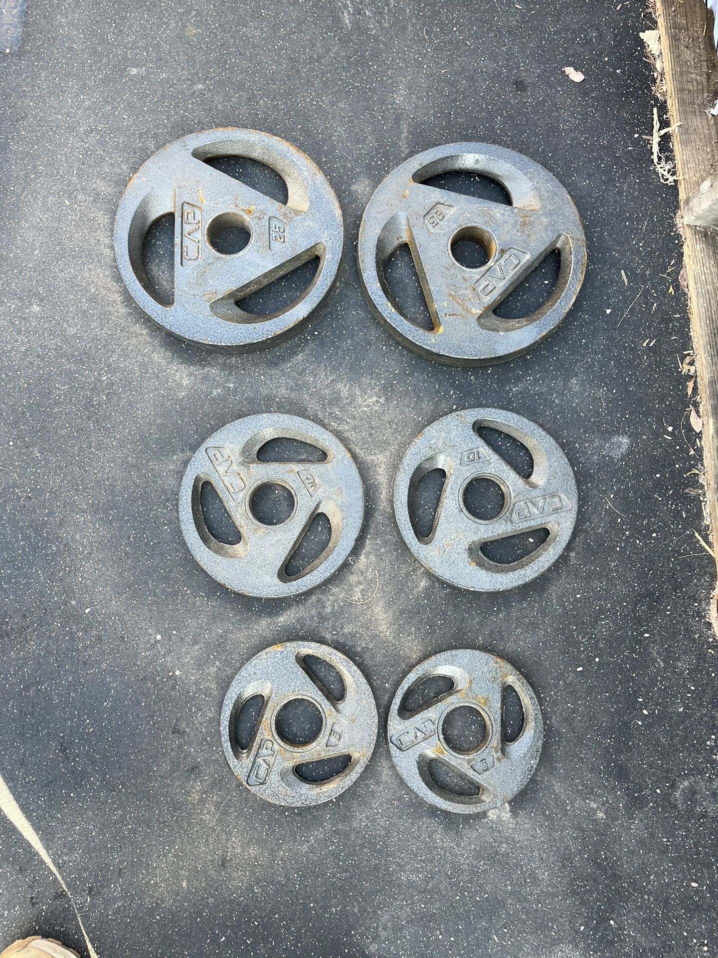 Cap Olympic Weight Plate Set 25-5