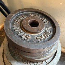 25 Pound 2" Olympic Weight Plates ($35 Per Pair)