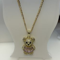 Gold Plated Teddy Bear High Quality 