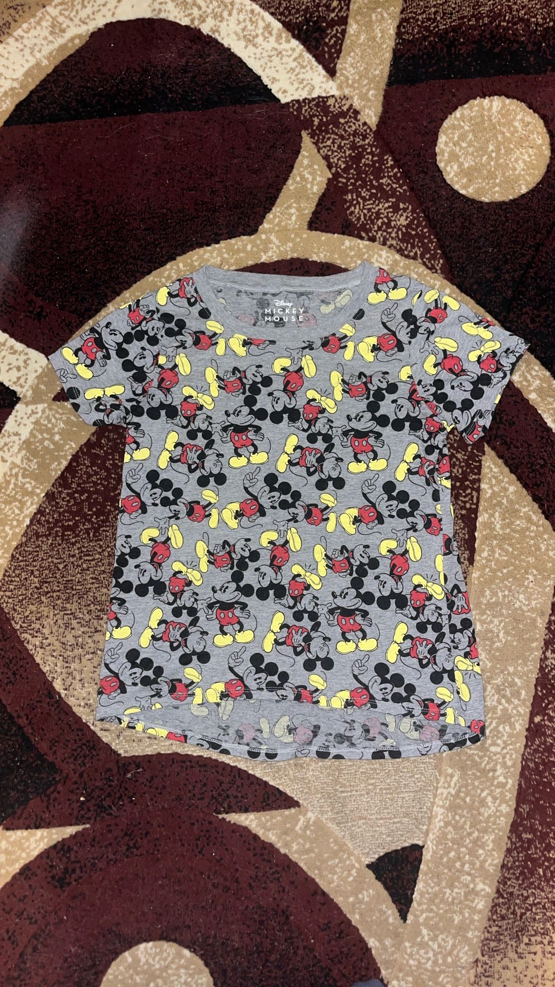 Women’s / Girl’s Classic Disney Mickey Mouse Shirt / Top, Size S