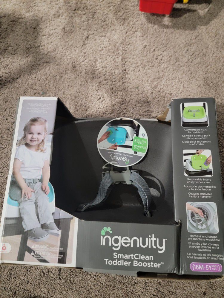 Ingenuity Smart Clean Toddle Booster Seat