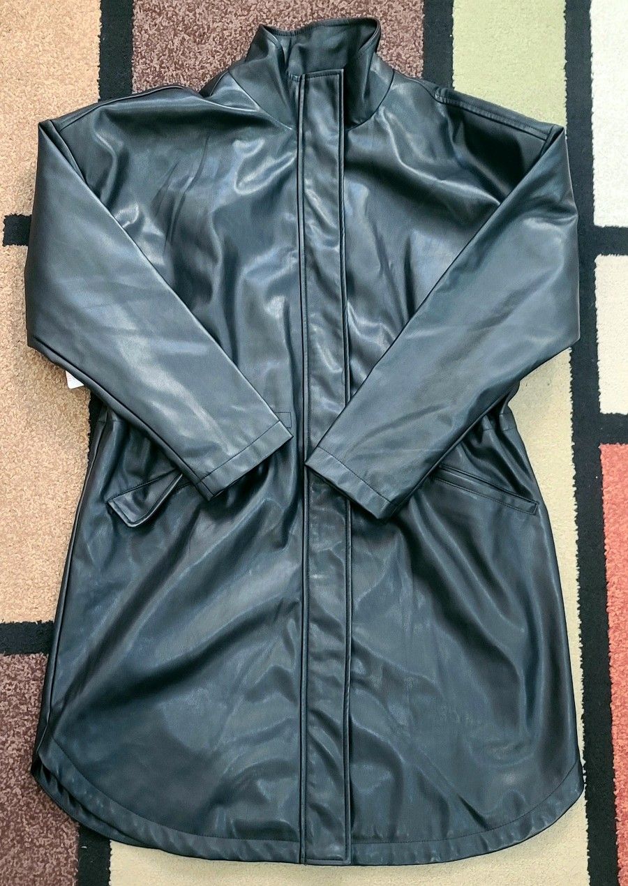 Vegan Leather Women's Large Jacket Brand New With Tags