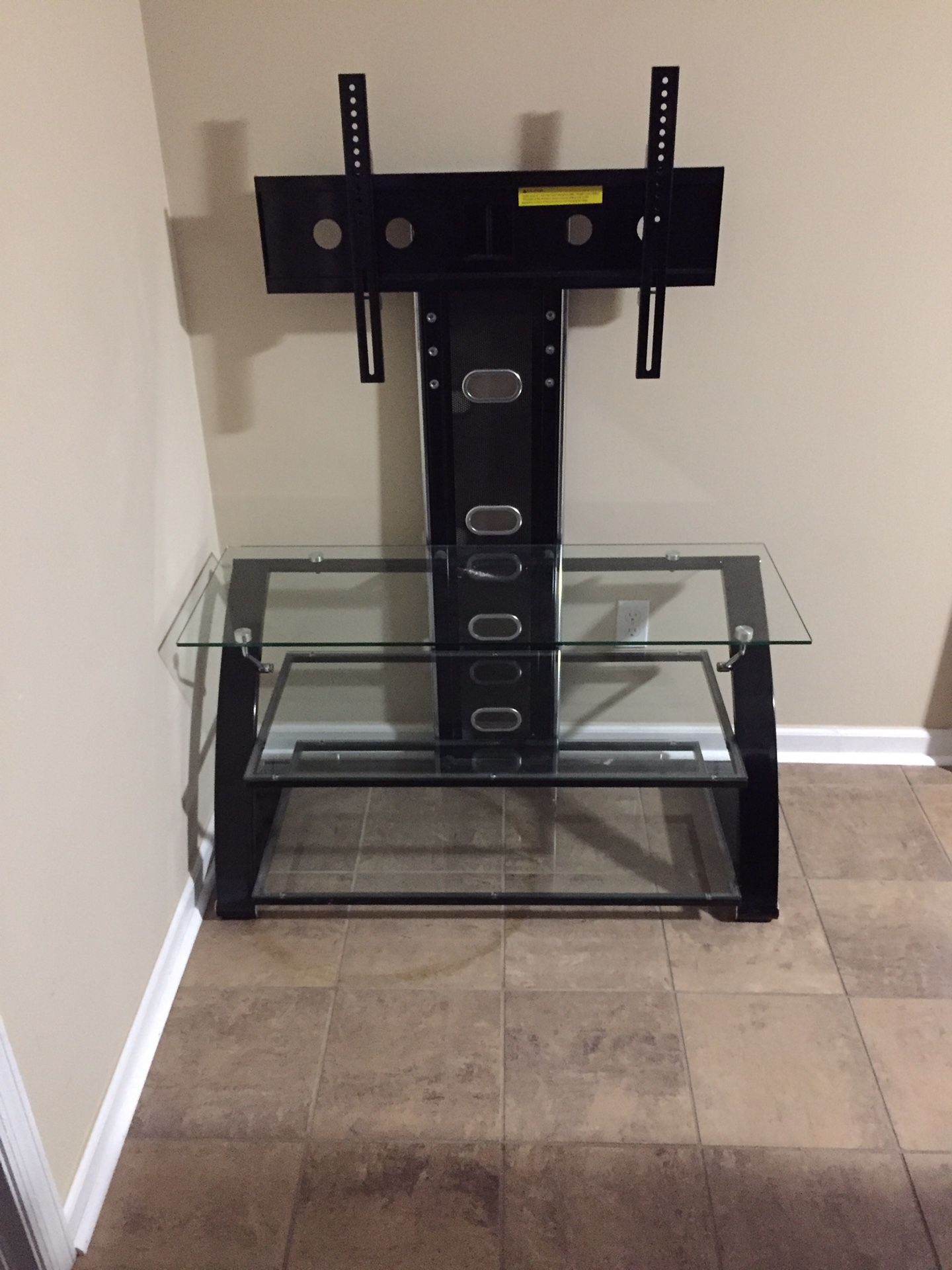 Glass Flatscreen Tv Stand... Like NEW !!! No scratches at all! $70