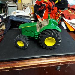 John Deere Tractor And Grain Wagon, Made By Ertl, Perfect Condition 