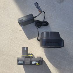 18 Ryobi 2ah Battery And Charger