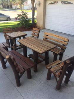 Antique table & chairs