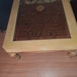 Oak coffee table