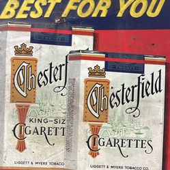 Vintage Chesterfield Sign