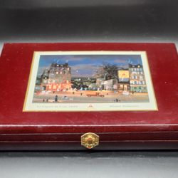 MICHEL DELACROIX MONTECRISTO LE CIGARE DES ARTS TABAC CIGAR BOX w/Cigar Holders
