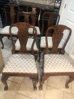 Colonial Dinning Room Chairs 6