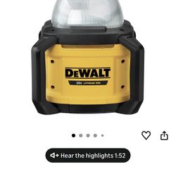 DEWALT 20V MAX LED Work Light, Compact and Portable, Weather and Dust Resistant, Cordless (DCL074)