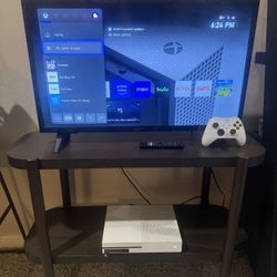 Xbox One X And Tv