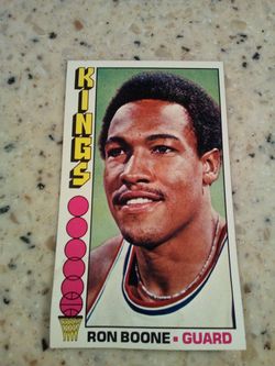 Vintage 1976 basketball/ Ron Boone/ Kansas City Kings/ guard/ card # 95