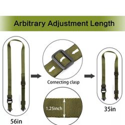 Quick Adjustment Function Nylon Two Point Sling for Outdoor Sport