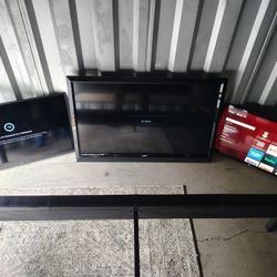 32" Smart TCL + 47" Vizio + 40" Vizio Smart (Delivery Option)