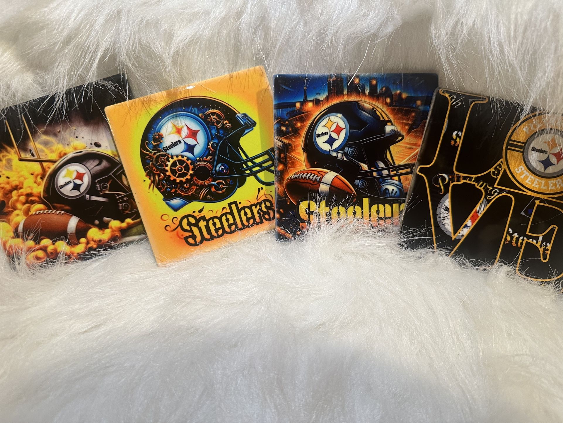 Custom Steelers Coasters 