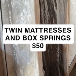 Twin Mattress and Box Springs