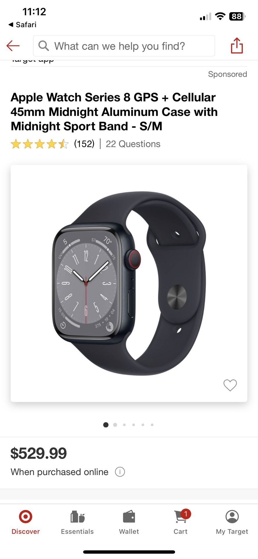 Apple Watch 45mm Series 8