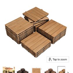 Yaheetech Patio Deck Tiles  