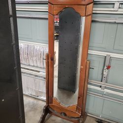 Antique Cheval Mirror