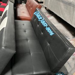 Black Futon Couch Sofa New Convertible Cama 
