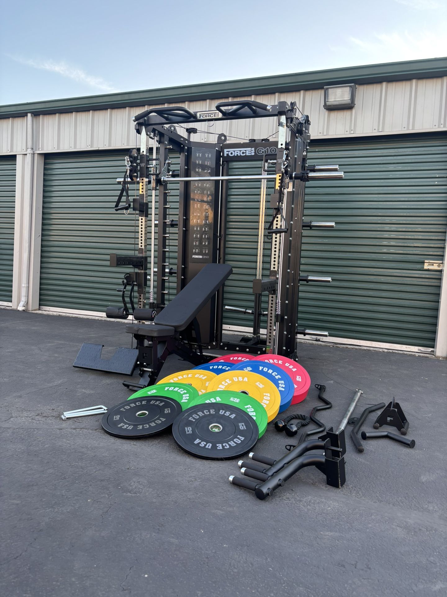 Gym Bumper Weights Weight Bench